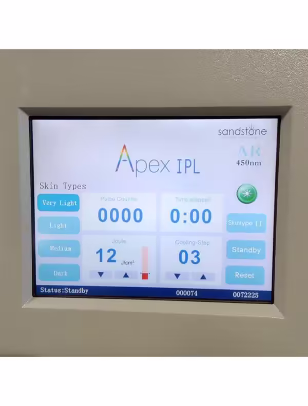 2012 Ellman SandStone Apex HR AR VR IPL Hair Acne Vascular Laser System