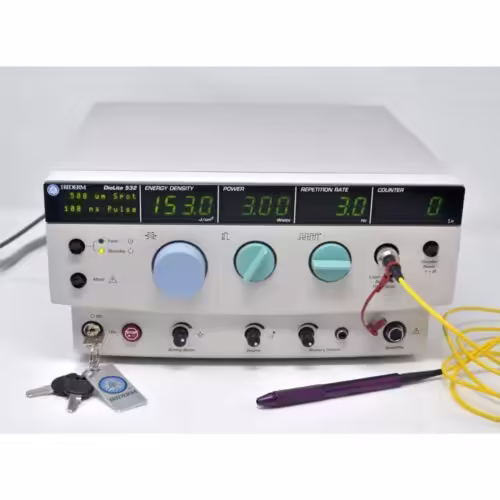 Iridex Iriderm DioLite 532 nm Diode Vascular Pigment Lesion Laser w Handpieces