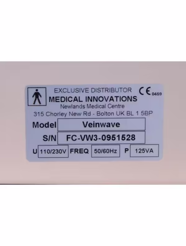 Veinwave Precise RF Ablation Sclerotherapy Telangiectasia Spider Thread Veins