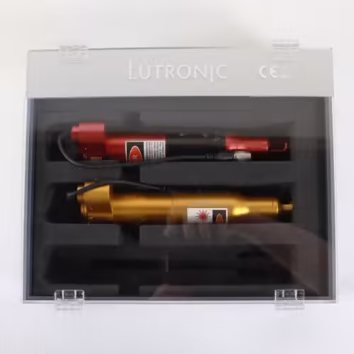 Lutronic Spectra Dye 2 Handpieces Laser Aperature 585nm 650nm Tattoo Removal