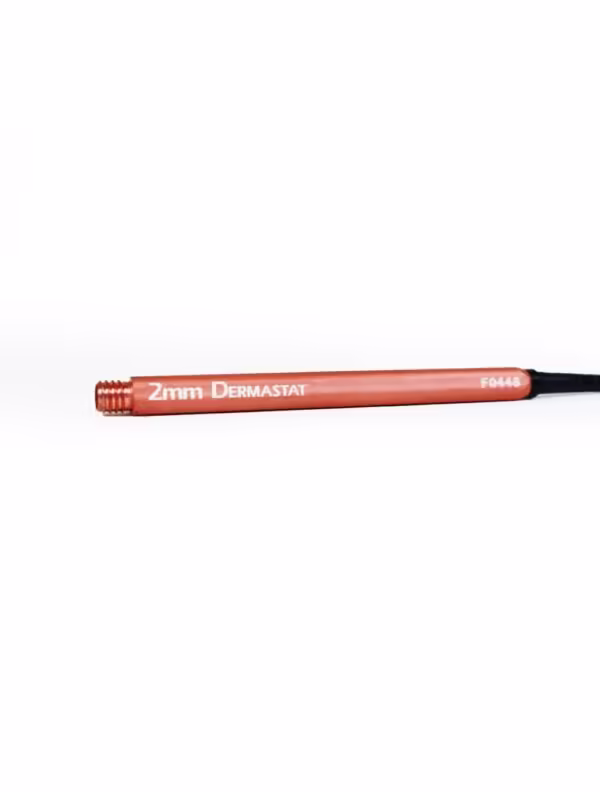 LaserScope Gemini Dermastat 2mm Pink Laser Handpiece Cable Fiber Hand Piece