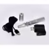 SkinStylus Microneedling Silver Pen & Battery & Charger Set 4-Pin Contact Type