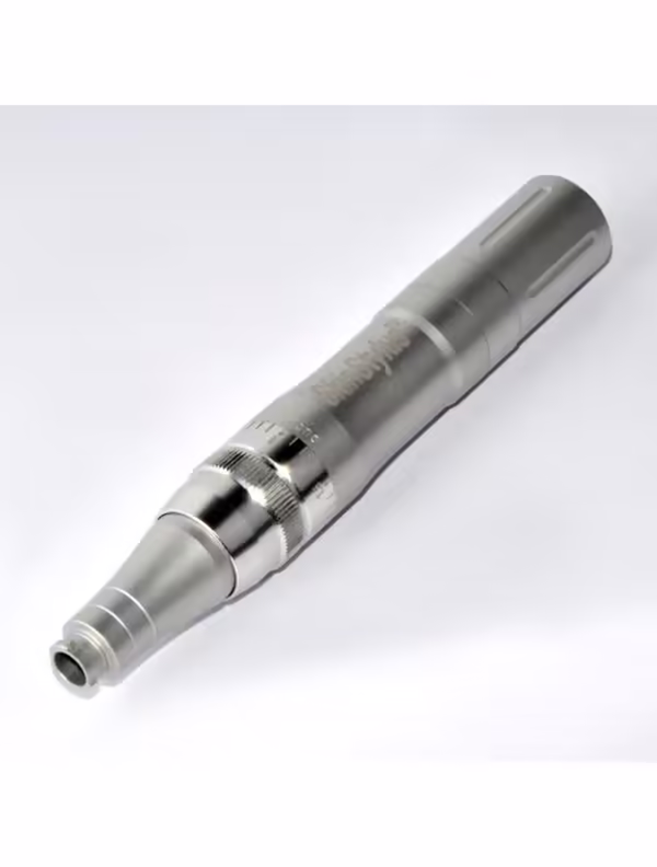 SkinStylus Microneedling Silver Pen & Battery & Charger Set 4-Pin Contact Type