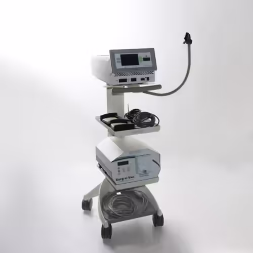 Ellman Pelleve S5 RF Generator + Surg-E-Vac Smoke Evacuator System & Cart