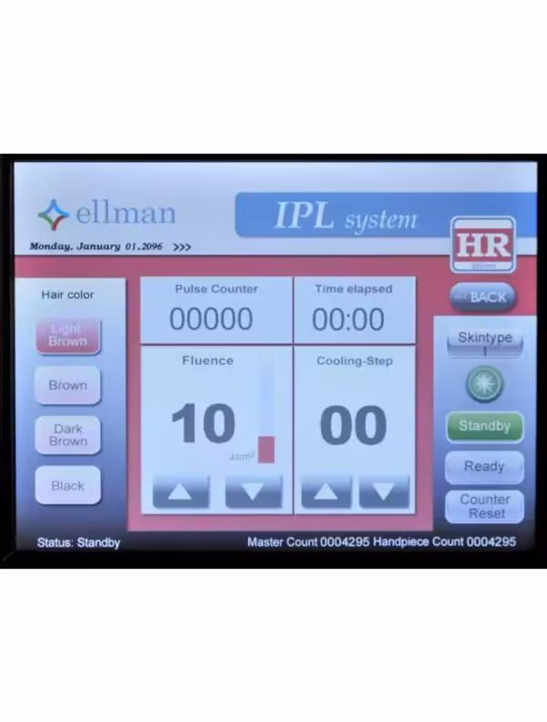 2013 Ellman Sandstone Medley Acne Vascular Lesion Skin Rejuvenation Laser System