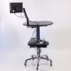 Canfield Visia Imaging Booth Mobile Rolling Cart Stand 5-Wheel Keyboard Monitor