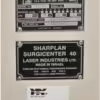 1994 Laser Industries Sharplan 40 Watt CO2 Laser Surgicenter S/C40 Compact 40C